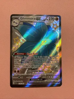 Glimmora ex 218/091 - Pokemon Paldean Fates Shiny Full Art Ultra Rare Card NM - Image 1