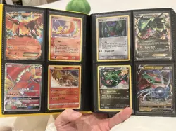 160 CARDS FIRE LOT - Pokemon Binder Collection - Blastoise, Rayquaza, Tag Team - Image 2