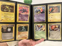 160 CARDS FIRE LOT - Pokemon Binder Collection - Blastoise, Rayquaza, Tag Team - Image 4