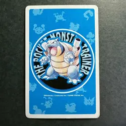 S2606 Fearrow 8 of Clubs Blue Blastoise Deck Playing Poker Card Pokemon - Image 2