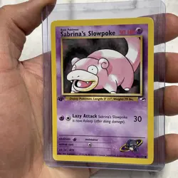 2000 Pokemon Gym Heroes 1st Edition 95/132 Sabrina's Slowpoke NM/MT Vintage Card - Image 2