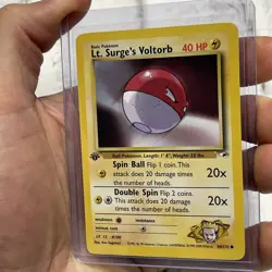 Pokemon 1st Edition Lt. Surge's Voltorb 84/132 Gym Heroes Set Pokemon Card NM/MT - Image 2