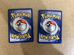 Machoke + Machop Shadowless Pokemon Card Lot Vintage WOTC Hp - Image 2