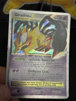 Pokemon Giratina LV.X Platinum TCG Card 2009 #124/127 LP-MP - Image 2