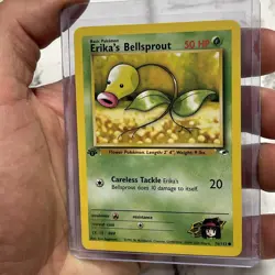 Pokemon TCG Erika's Bellsprout Gym Heroes 76/132 Regular 1st Edition NM/MT Card - Image 2