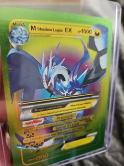 Shadow Lugia EX Rainbow Foil Fan Art Vinyl Collector Pokemon Card - Image 3