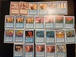 Magic The Gathering 25-Card Unlimited Lot w/ 3 Counterspell, 2 Lord of Atlantis - Image 1
