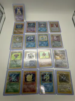 Pokemon Collection Vintage Lot of Cards 17 Holos Rare WoTC Fossil Jungle Etc - Image 1