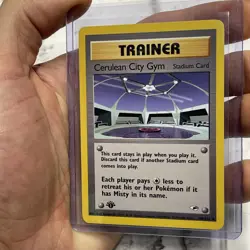 1st Edition Cerulean City Gym 108/132 Uncommon Gym Heroes Pokemon Card NM Card - Image 2