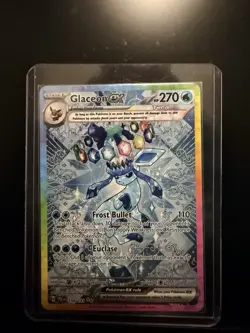 Pokemon TCG Glaceon EX Card Sir Prismatic Evolutions 150/131 Fresh NM Condition - Image 1