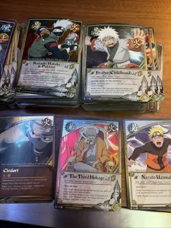 Naruto CCG 1st edition RARE Bulk 250+ Playable Trading Cards. Good Condition - Image 3