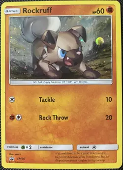 Rockruff SM06 Sm Holo - Pokemon Card - Image 1