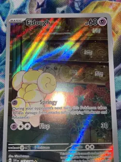 Fidough Scarlet & Violet Base Set Illustration Card 213/198 NM/M Condition - Image 2