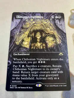 Chthonian Nightmare (Borderless) (0330) - MTG: Modern Horizons 3 (MH3) NM - Image 2