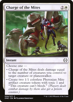 Charge of the Mites [Phyrexia: All Will Be One] Magic MTG - Image 1