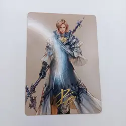 Dion, Bahamut's Dominant Gold Stamped Signature 42 MTG Art Series Final Fantasy - Image 1