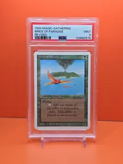 🟢🟢🟢 1994 MAGIC THE GATHERING BIRDS OF PARADISE REVISED 3RD EDITION PSA 9 🟢🟢 - Image 1