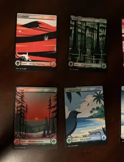 Custom Art Replacement - Dual Lands Set Playtest for MTG / Magic Commander - Image 2