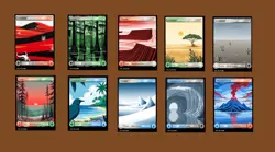 Custom Art Replacement - Dual Lands Set Playtest for MTG / Magic Commander - Image 5