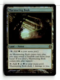 MTG Foil Murmuring Bosk - Morningtide Moderately Played English - Image 1