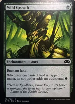 Wild Growth C Dominaria Remastered 184 NM - Image 1