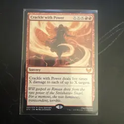 Crackle with Power Strixhaven: School of Mages Regular Magic the Gathering MTG - Image 1