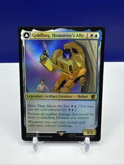 Goldbug, Humanity's Ally (Foil) MTG: Universes Beyond: Transformers NM Mythic - Image 1