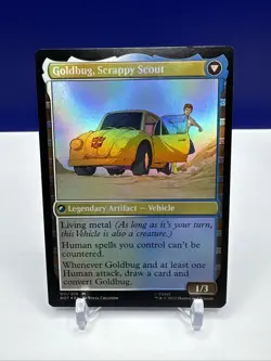 Goldbug, Humanity's Ally (Foil) MTG: Universes Beyond: Transformers NM Mythic - Image 2