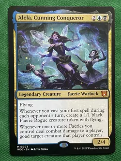 Alela, Cunning Conqueror Commander: Wilds of Eldraine Regular - Image 1