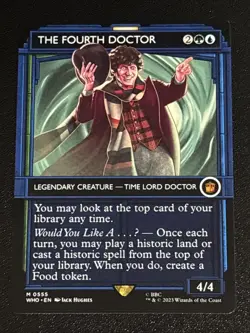 MTG Universes Beyond: Doctor Who The Fourth Doctor Showcase 0555 NM Mythic - Image 1