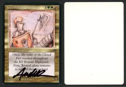 ***Jerrard of the Closed Fist Artist Proof Signed*** MTG Legends Andi Rusu - Image 1