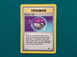 MASTER BALL - Gym Challenge - 116/132 - Trainer - Uncommon - Pokemon Card -LP - Image 1