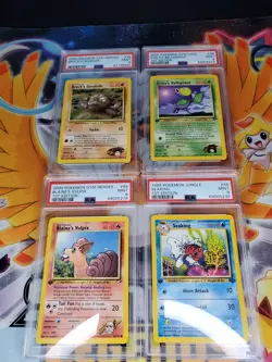 Pokemon Graded PSA CGC Card Lot - Vintage 1st editions non holos Fossil Gym - Image 2