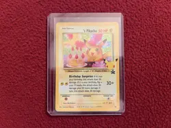Pokemon Birthday Pikachu Celebrations 25th Anniversary Black Star Promo NM/MT - Image 1