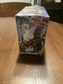 Pokemon TCG 🌞 & 🌖 Unified Minds Booster Box New Sealed *Small Cut See Photos - Image 3