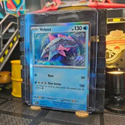 Veluza Paldea Evolved Holo Pokemon TCG 056/193 Scarlet & Violet Rare - Image 2
