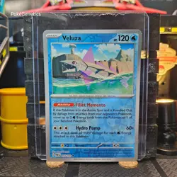Veluza Paradox Rift Reverse Holo Pokemon TCG 054/182 Scarlet & Violet Uncommon - Image 1
