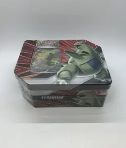 Pokemon TCG Tyranitar V Strikers Factory Sealed 5-Pack Tin - Image 5