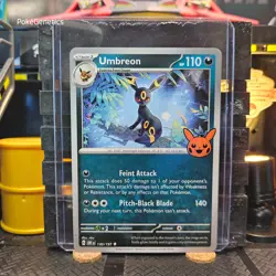 Umbreon Trick or Trade Promo Obsidian Flames Pokemon TCG 130/197 Scarlet Violet - Image 1