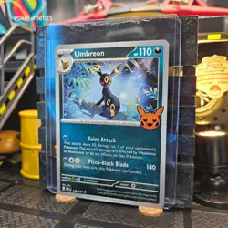 Umbreon Trick or Trade Promo Obsidian Flames Pokemon TCG 130/197 Scarlet Violet - Image 2
