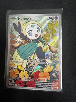 Meloetta 026 Illustration Rare Promo English Phantasmal Flames Pokemon TCG NM - Image 1