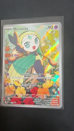 Meloetta 026 Illustration Rare Promo English Phantasmal Flames Pokemon TCG NM - Image 2