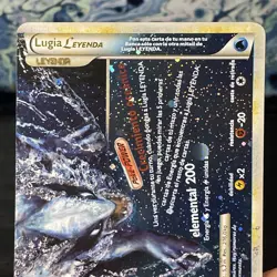 Lugia Legend Heartgold & Soulsilver Top 2010 Pokemon Spanish #114 Holo - Image 3