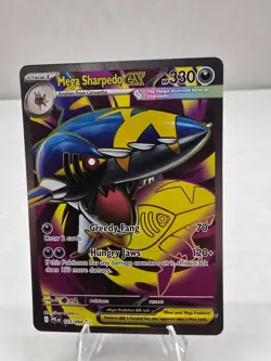 2025 Pokemon TCG: Phantasmal Flames PFL EN Mega Sharpedo ex Ultra Rare #113/094 - Image 1