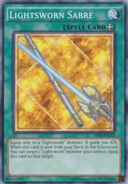 1x (NM) Lightsworn Sabre - AP05-EN023 - Common - Unlimited Edition YuGiOh - Image 1