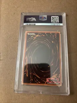 2005 YU-GI-OH! PROMO FORBIDDEN LEGACY #EN002 DARK MAGICIAN PSA 9 - Image 4