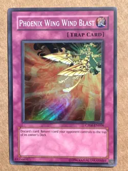 yugioh CP06-EN004 PHOENIX WING WIND BLAST Unlimited Edition Super Rare near mint - Image 1