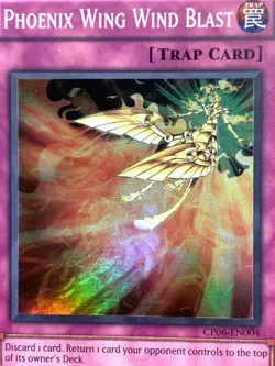 yugioh CP06-EN004 PHOENIX WING WIND BLAST Unlimited Edition Super Rare near mint - Image 2