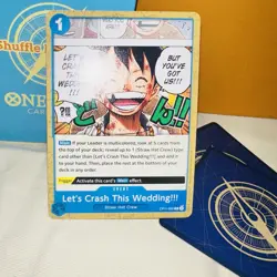 [Monkey.D.Luffy] Let's Crash This Wedding (manga), OP11-060, R, english, (oda) - Image 2