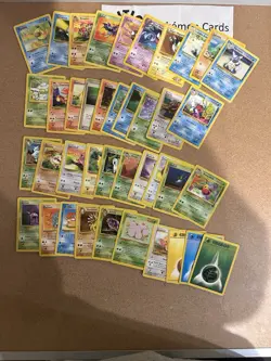 Pokemon Bulk WOTC 40 Card Vintage Lot Collection No Dups - Image 1